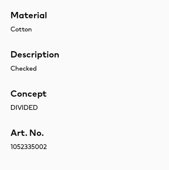 ⛔SOLD⛔🆕️NWT H&M Seersucker Shirt in 'Brown/White Checked', XL - Picture 10 of 12